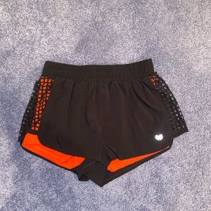 Running Shorts with Biker Short lining size S